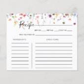 Klassieke kleurrijke wilde Vrijgezellenfeest Recep (Voorkant)