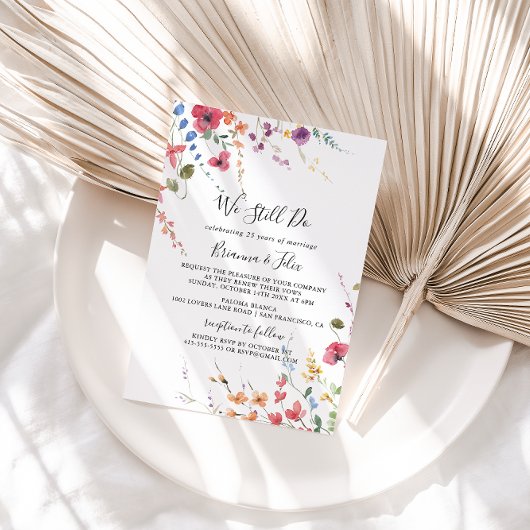 Klassieke kleurrijke Wilde We houden nog steeds vo Kaart