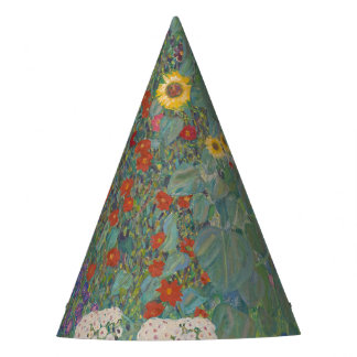 Klassieke Klimt Boerderij Tuin Zonnebloemen Bloems Feesthoedjes