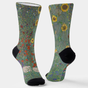 Klassieke Klimt Boerderijtuin Zonnebloemen Bloemku Sokken