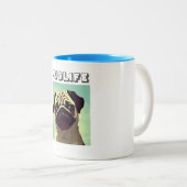 Klassieke klinkers Meest Schattige Fun Dog Pug Mok (Voorkant rechts)