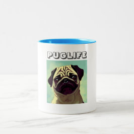 Klassieke klinkers Meest Schattige Fun Dog Pug Mok