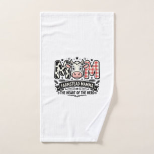 Klassieke Koe Moeder Boerderij Dier Moederdag Handdoek