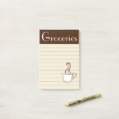 Klassieke Koffie Boodschappen Post-Its Post-it® Notes (Op bureau)
