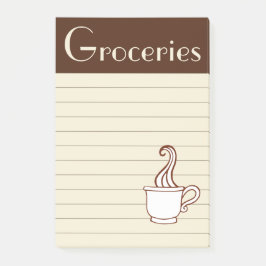 Klassieke Koffie Boodschappen Post-Its Post-it® Notes