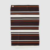 Klassieke koffie Brown Golfhanddoek (Voorkant)
