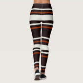 Klassieke koffie Brown Leggings (Achterkant)