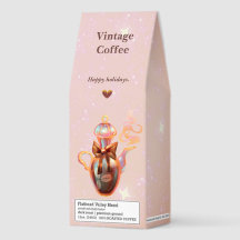 Klassieke koffie Elegante geroosterde koffie