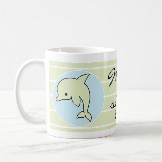 Klassieke koffie-mok, Blue Dolphin Mam's Sippy Cup Koffiemok (Links)
