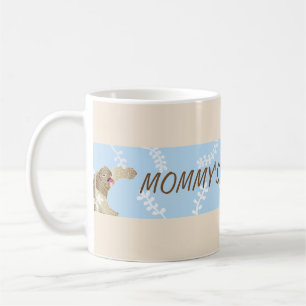Klassieke koffie mok "Blue Turtle mamma's Sippy Cu