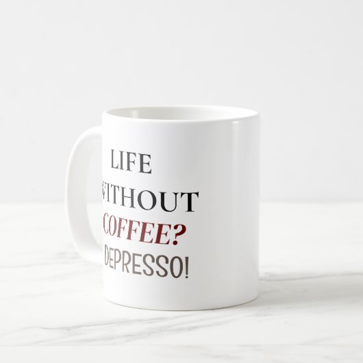 Klassieke koffie-Mok Koffiemok (Voorkant links)