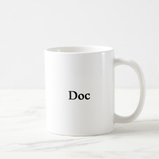 Klassieke koffie-Mok met "Doc" Koffiemok