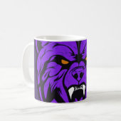 Klassieke koffie mok met Tiger Face Design (Voorkant links)