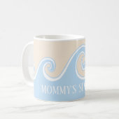 Klassieke koffie-mok "Onder Zee mama's Sippy Cup" Koffiemok (Voorkant links)
