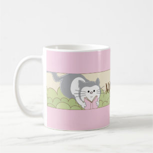 Klassieke koffie mok "Roze Owl mammams Sippy Cup"