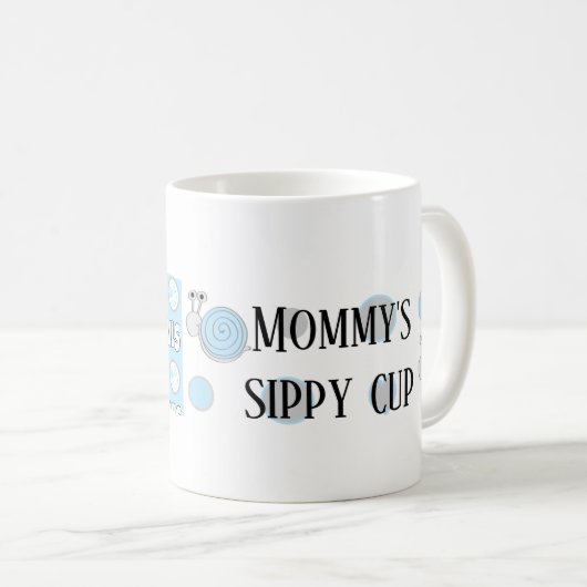 Klassieke koffie mok Snips & Snagels Mommys Sippy  (Voorkant rechts)