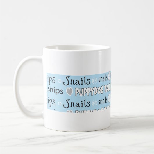 Klassieke koffie mok Snips & Snagels Mommys Sippy  (Links)