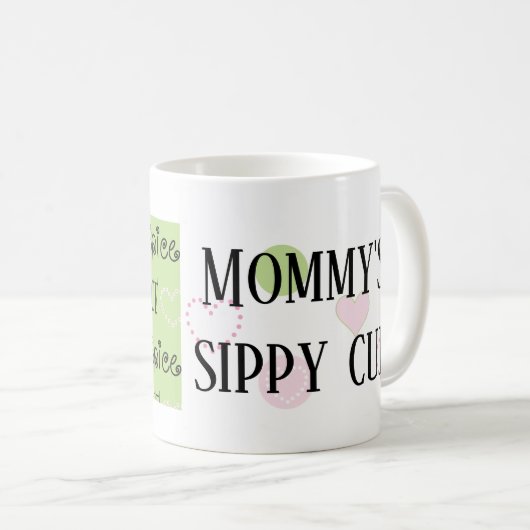 Klassieke koffie mok Sugar & Spice Mommy's Sippy C (Voorkant rechts)