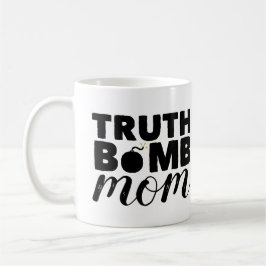 Klassieke koffie Mok Truth Bomb mama Grote Logo