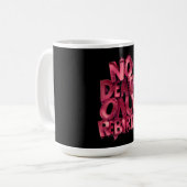 Klassieke koffiemok Nodeath Only Rebirth Roze Duo (Voorkant links)