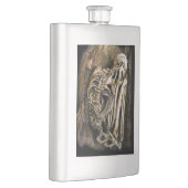 Klassieke kolf met menselijk skeletontwerp flacon (Rechts)
