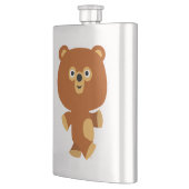 Klassieke kolf van het Kute Assertive Cartoon Beer Heupfles (Links)