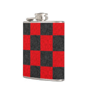 Klassieke kolf voor zwart-wit en rood toetsenbord heupfles (Links)