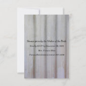 Klassieke kolom met wijnsteenVrijgezellenfeest Kaart (Achterkant)