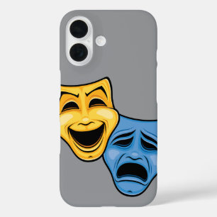 Klassieke Komedie En Tragedie Theater Maskers iPhone 16 Hoesje