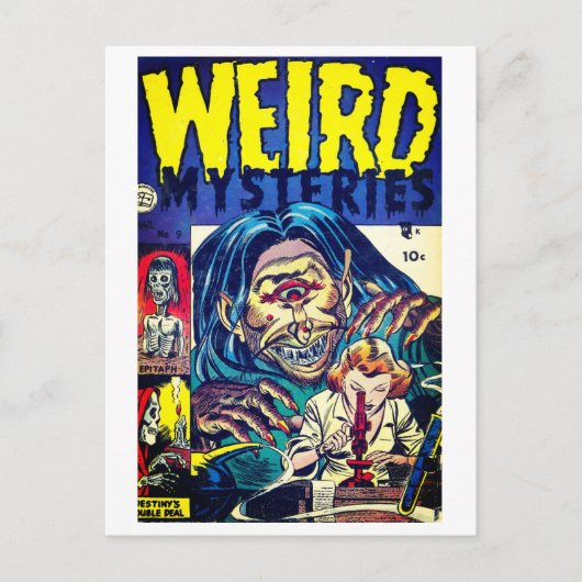 Klassieke komiek briefkaart (Voorkant)