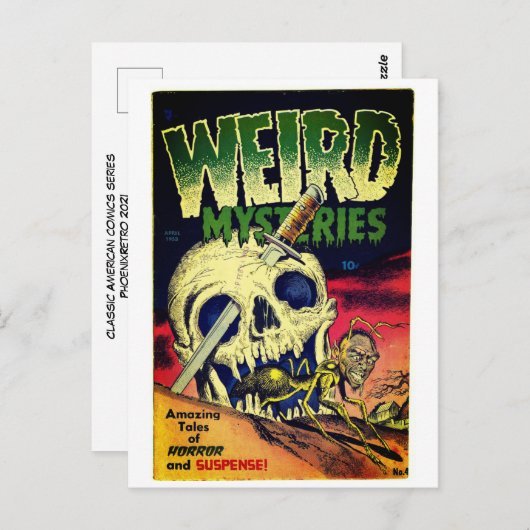 Klassieke komiek briefkaart (Voorkant / Achterkant)