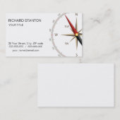 Klassieke kompas visitekaartje (Voorkant / Achterkant)