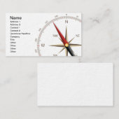 Klassieke kompas visitekaartje (Voorkant / Achterkant)