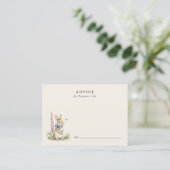 Klassieke konijn baby shower advies (Staand voorkant)