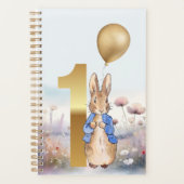Klassieke konijn eerste verjaardag planner (Voorkant)