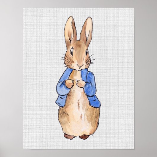Klassieke konijn poster (Voorkant)