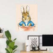 Klassieke konijn poster (Thuiskantoor)