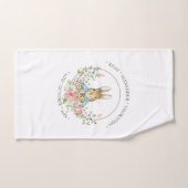 Klassieke Konijn Verjaardag Bad Handdoek (Handdoek)