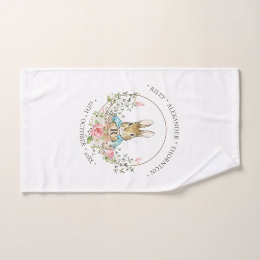 Klassieke Konijn Verjaardag Bad Handdoek (Handdoek)