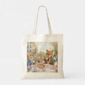 Klassieke Konijn Vos & Eend Dank je Tote Bag (Achterkant)