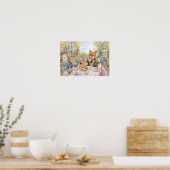 Klassieke Konijn Vos & Eend Poster (Keuken)