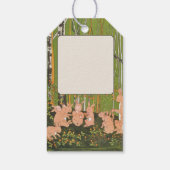 Klassieke Konijntje Baby Shower Cadeaulabel (Achterkant)