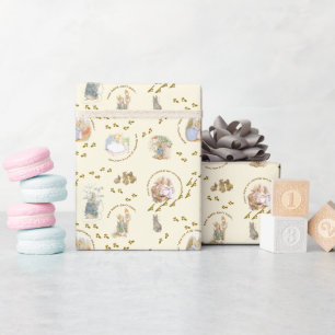 Klassieke Konijntjes Baby Shower Cadeaupapier