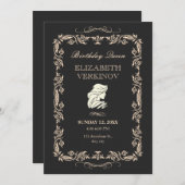 Klassieke   koningin kaart (Voorkant / Achterkant)