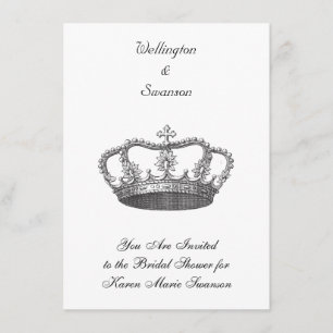 Klassieke koningin's kroon kaart