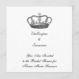 Klassieke koningin's kroon kaart