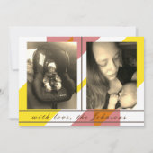 Klassieke koninklijke kaart van de geboorte van de (Achterkant)