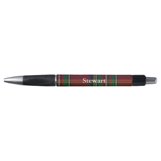 Klassieke Koninklijke Stewart Tartan Aangepaste Pe Pen (Voorkant)