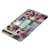 klassieke kookplaat vier foto slaat de datum op magneet (Linkerzijde)