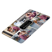 klassieke kookplaat vier foto slaat de datum op magneet (Linkerzijde)